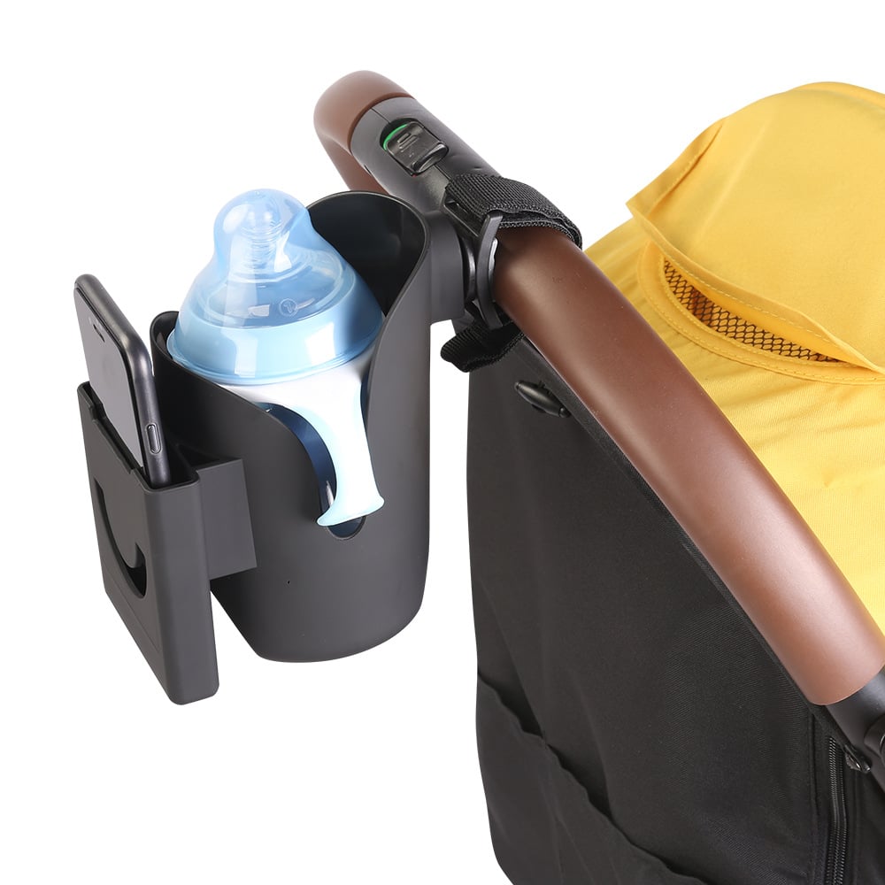 Universal Stroller Cup Holder with Phone Mount