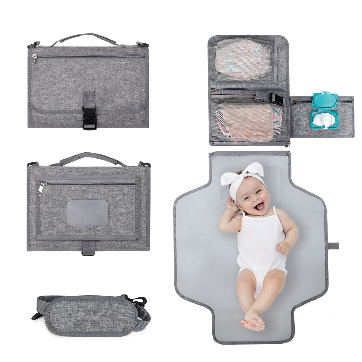 Portable Baby Changing Mat- Waterproof & Foldable