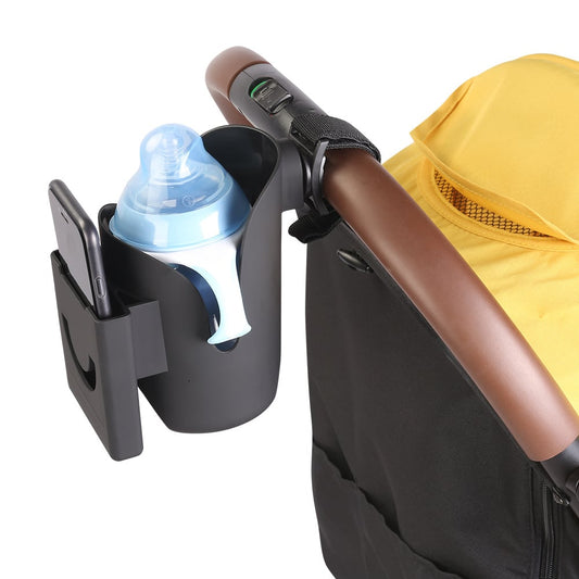 Universal Stroller Cup Holder with Phone Mount